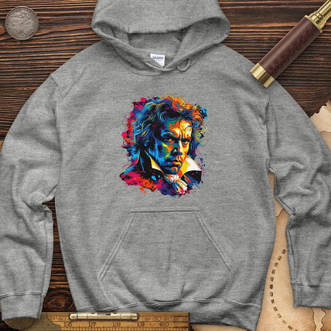 Beethoven Vibrant Hoodie Sport Grey / S