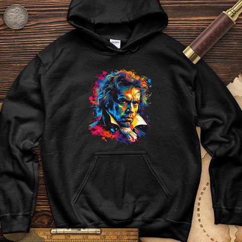 Beethoven Vibrant Hoodie Black / S