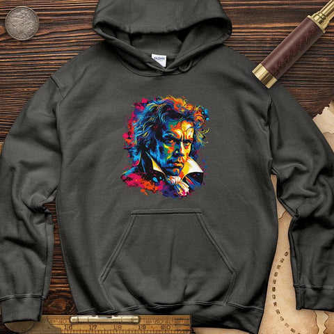 Beethoven Vibrant Hoodie Charcoal / S