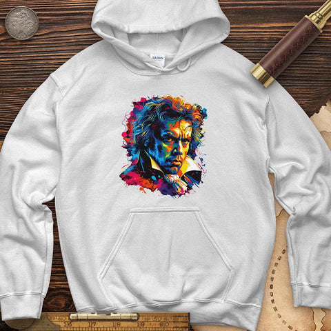 Beethoven Vibrant Hoodie White / S