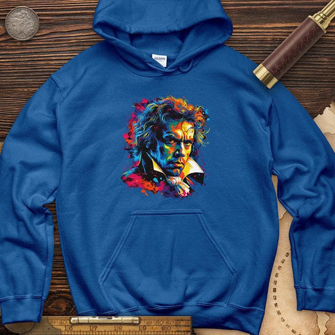 Beethoven Vibrant Hoodie Royal / S