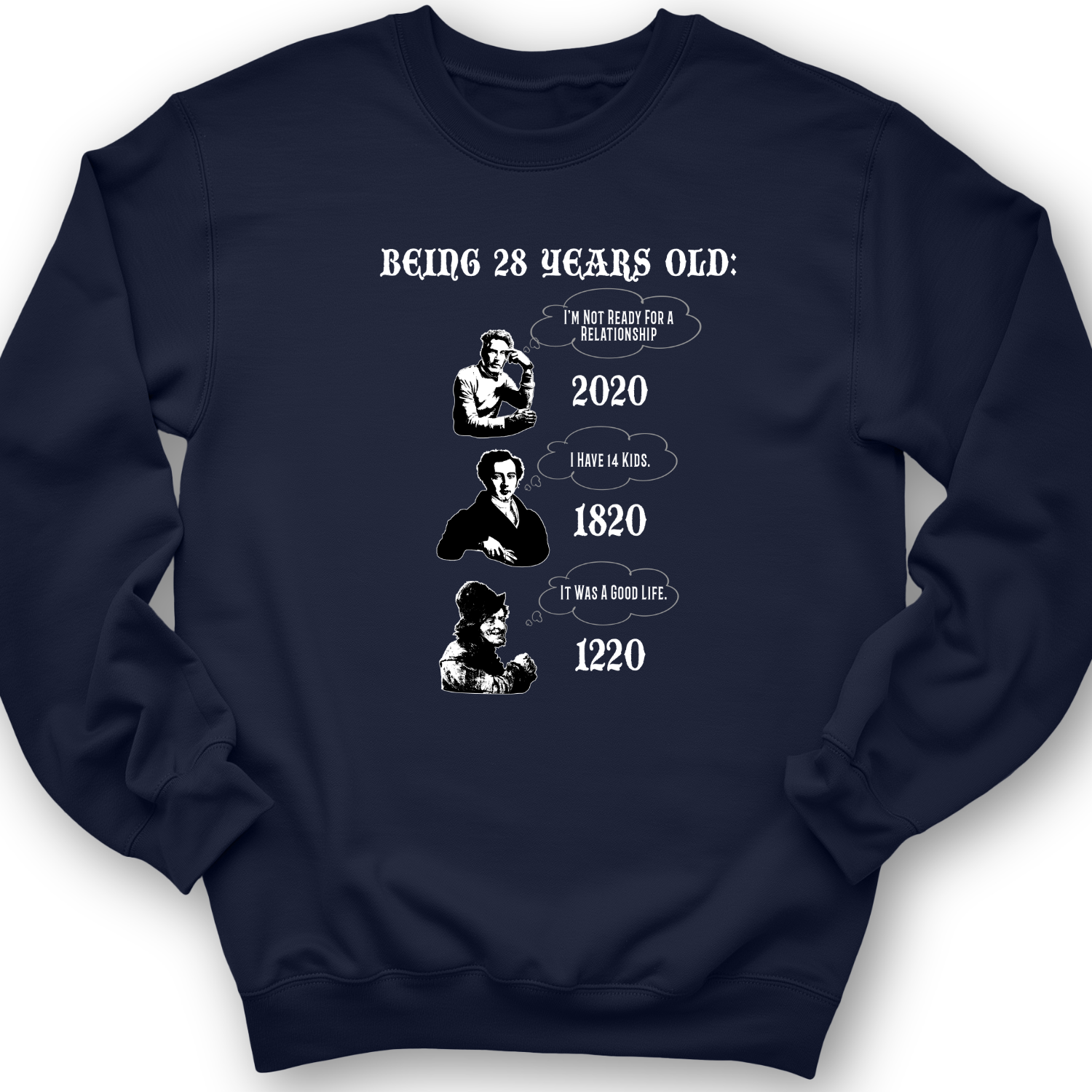 Being 28 Crewneck Navy / S