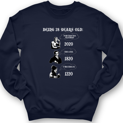 Being 28 Crewneck Navy / S