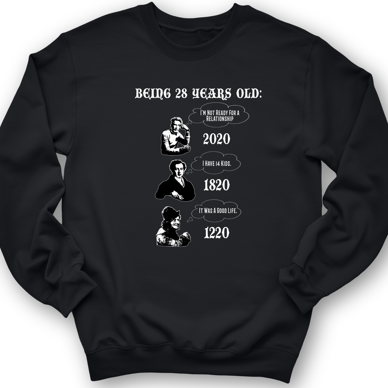 Being 28 Crewneck Black / S