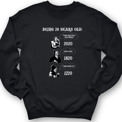 Being 28 Crewneck Black / S