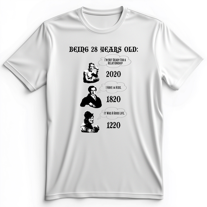 Being 28 Premium Tee White / S