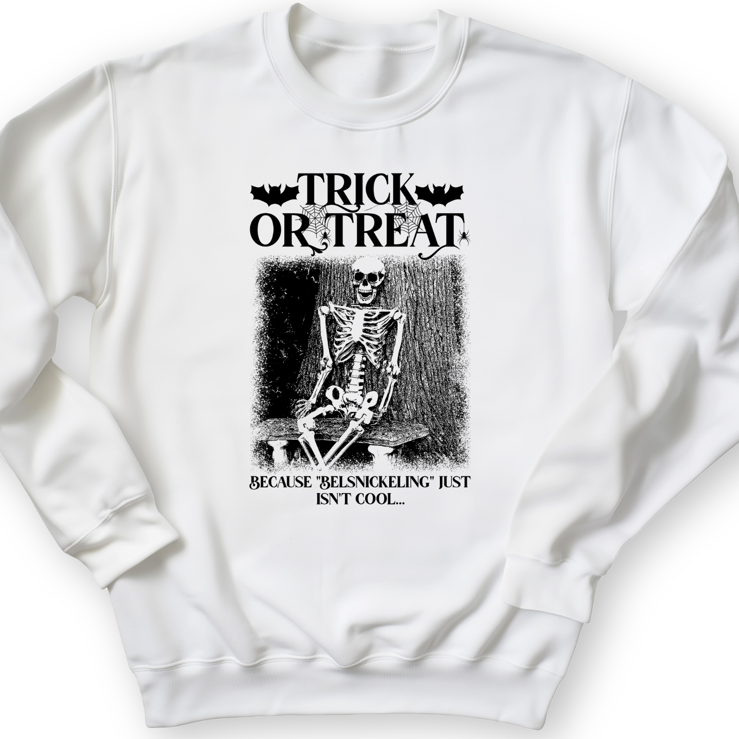 Belsnickeling Crewneck White / S