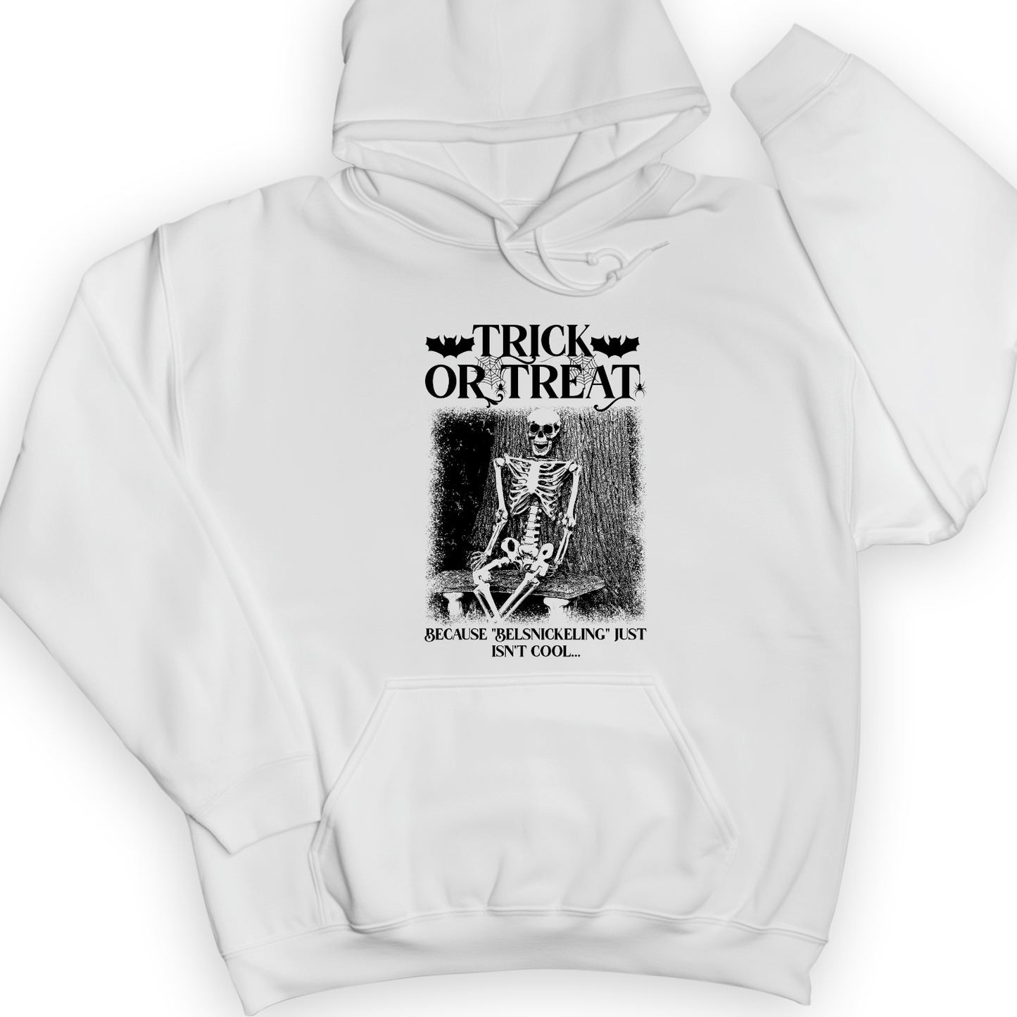 Belsnickeling Hoodie White / S