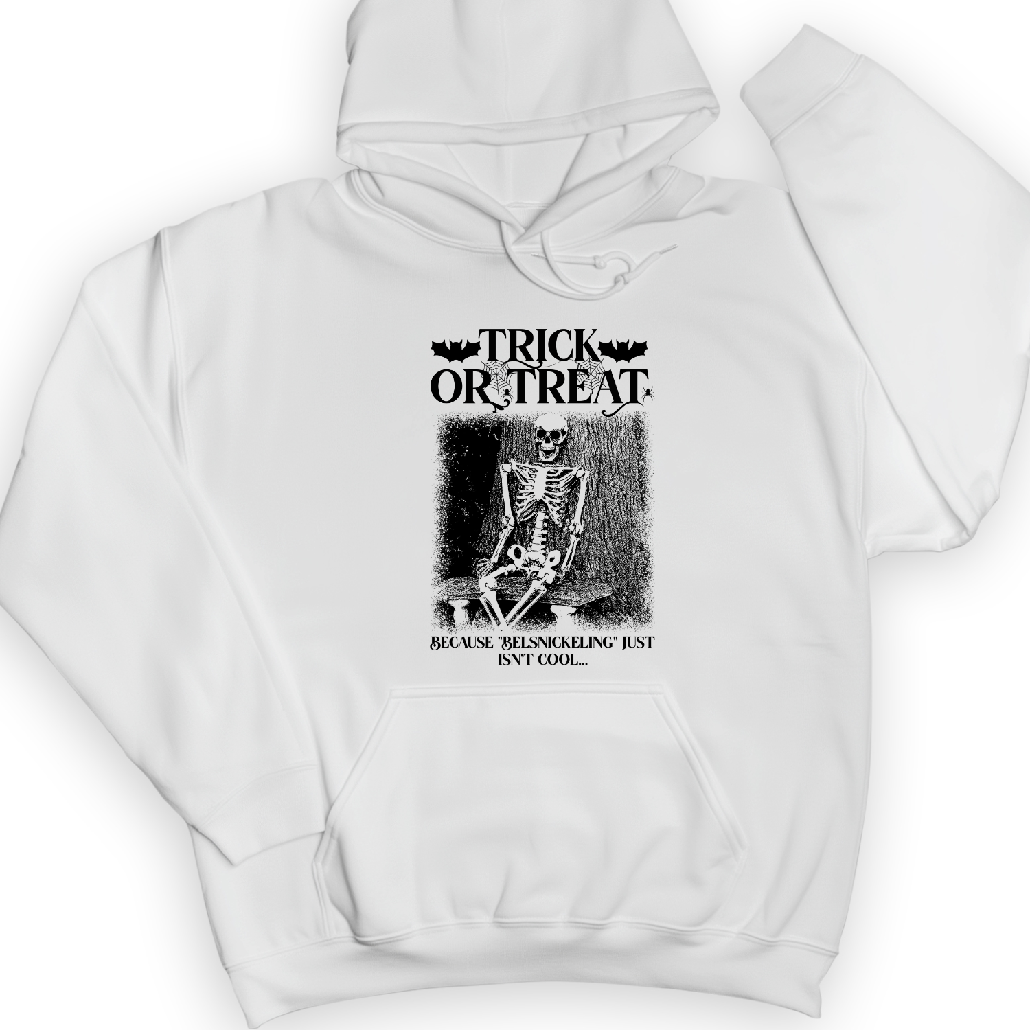 Belsnickeling Hoodie White / S