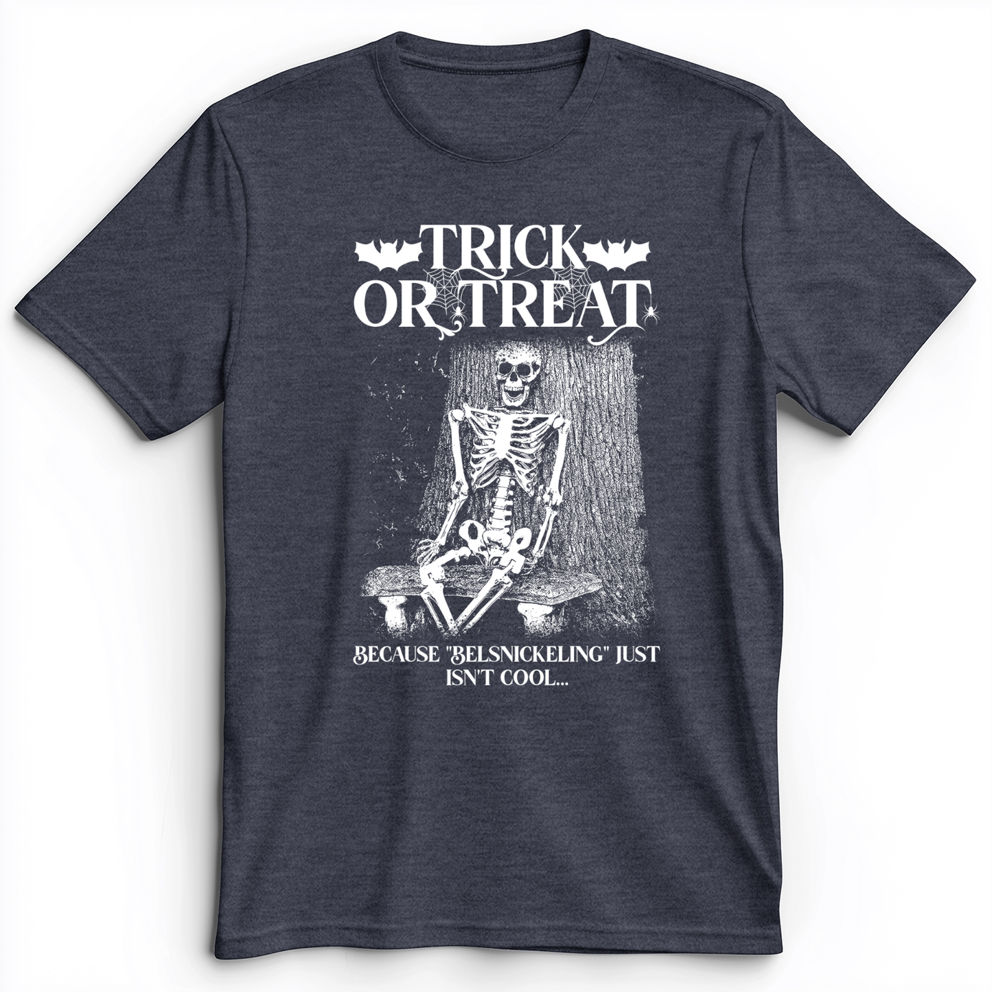 Belsnickeling Premium Tee Heather Navy / S