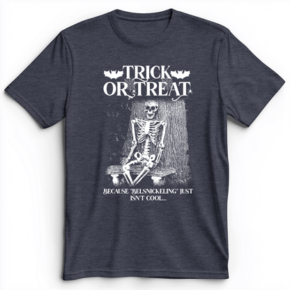 Belsnickeling Premium Tee Heather Navy / S