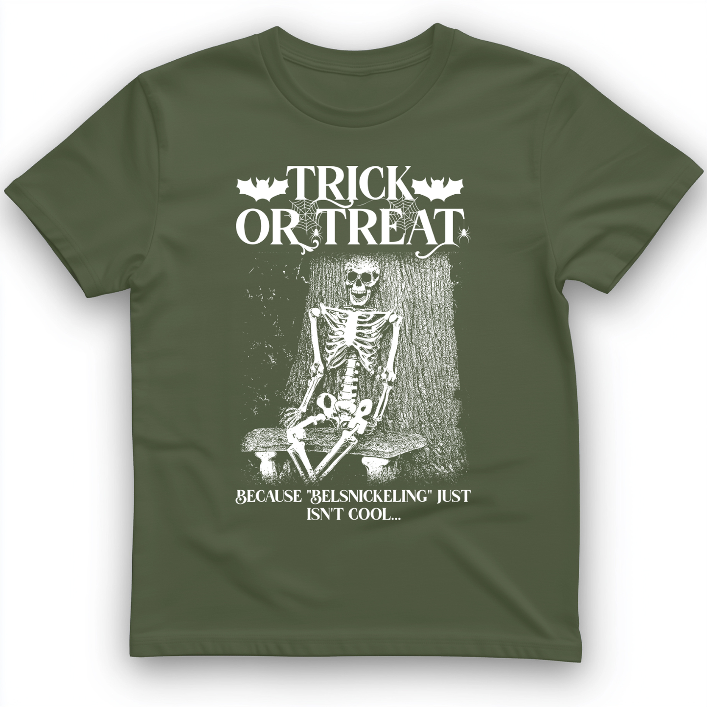 Belsnickeling T-Shirt Military Green / S