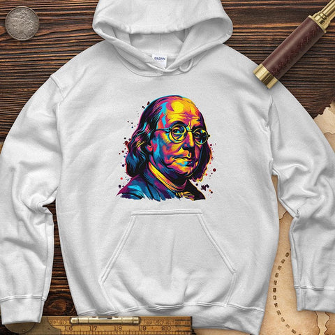 Ben Franklin Vibrant Hoodie White / S