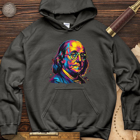 Ben Franklin Vibrant Hoodie Charcoal / S