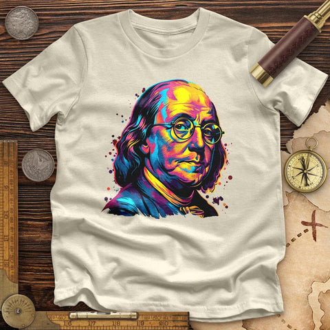 Ben Franklin Vibrant Premium QualityTee Natural / S