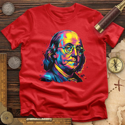 Ben Franklin Vibrant T-Shirt Red / S