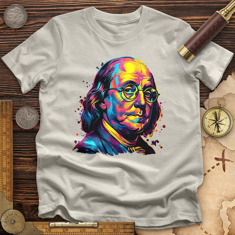 Ben Franklin Vibrant T-Shirt Ice Grey / S