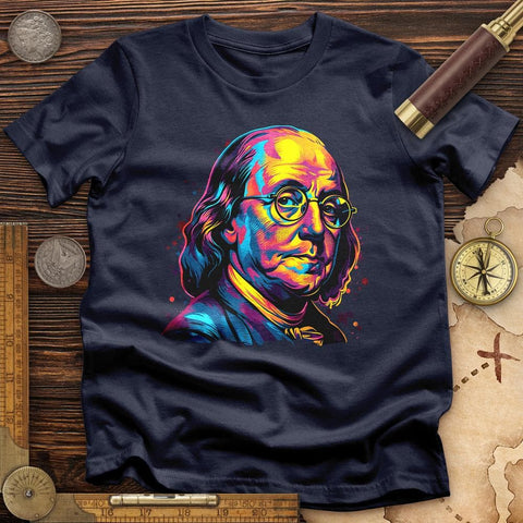 Ben Franklin Vibrant T-Shirt Navy / S