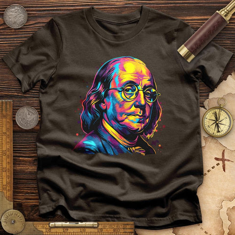 Ben Franklin Vibrant T-Shirt Dark Chocolate / S