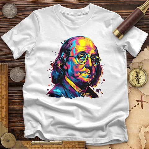 Ben Franklin Vibrant T-Shirt White / S
