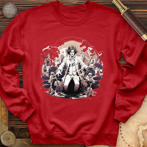 Betthoven Conducting Crewneck Red / S