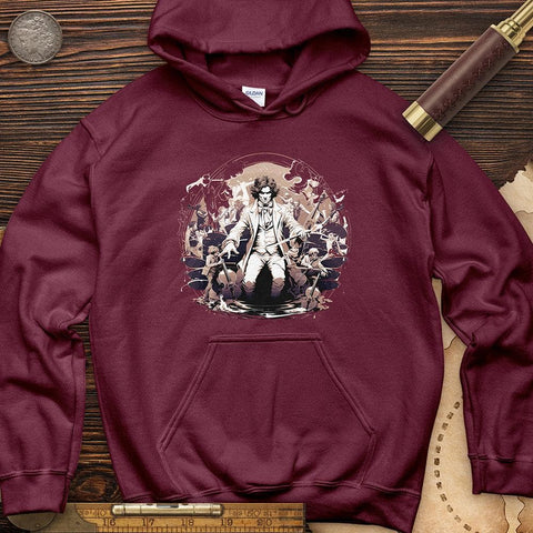 Betthoven Conducting Hoodie Maroon / S