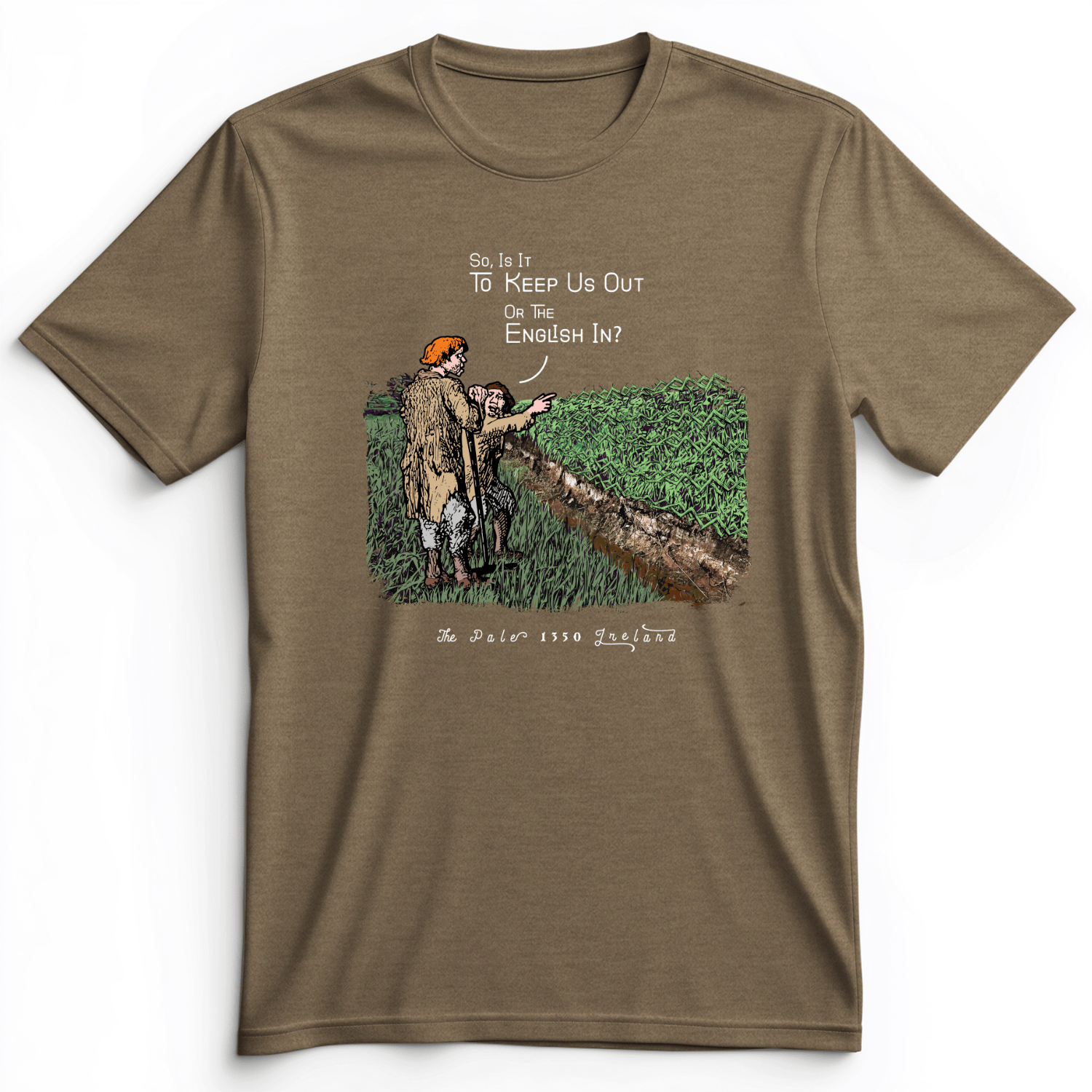 Beyond The Pale Premium Tee Heather Olive / S