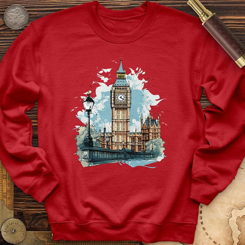 Big Ben Crewneck Red / S