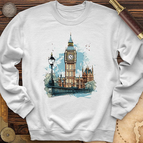 Big Ben Crewneck White / S