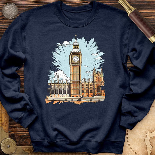 Big Ben Cultural Landmark Crewneck Navy / S