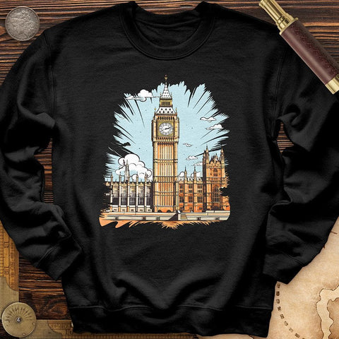 Big Ben Cultural Landmark Crewneck Black / S