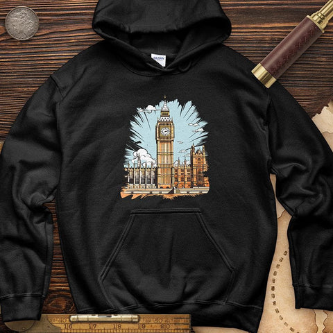 Big Ben Cultural Landmark Hoodie Black / S