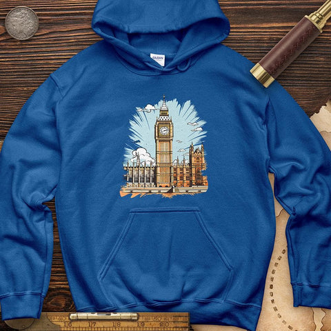 Big Ben Cultural Landmark Hoodie Royal / S