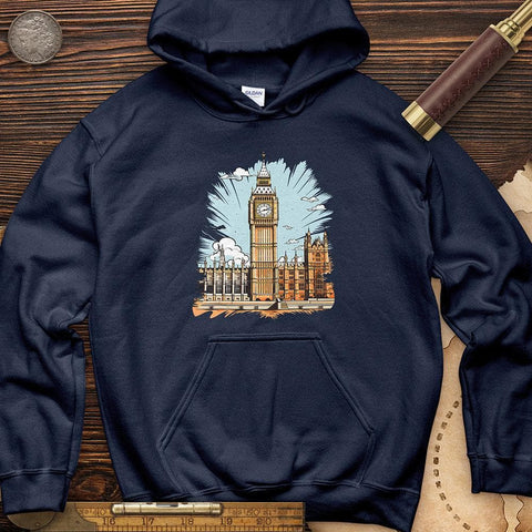 Big Ben Cultural Landmark Hoodie Navy / S