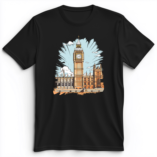 Big Ben Cultural Landmark Premium Tee Black / S