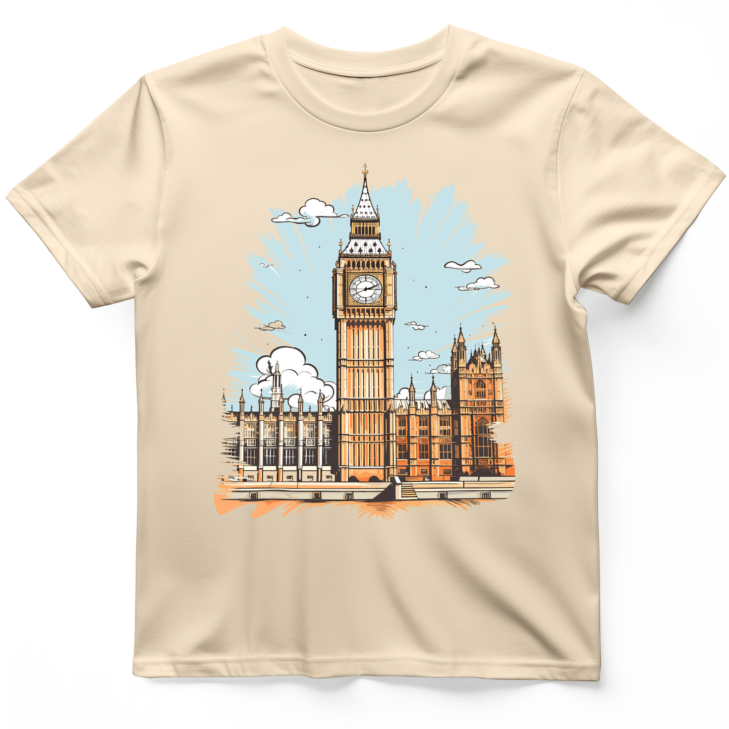 Big Ben Cultural Landmark T-Shirt Natural / S