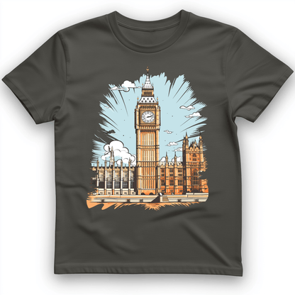 Big Ben Cultural Landmark T-Shirt Charcoal / S