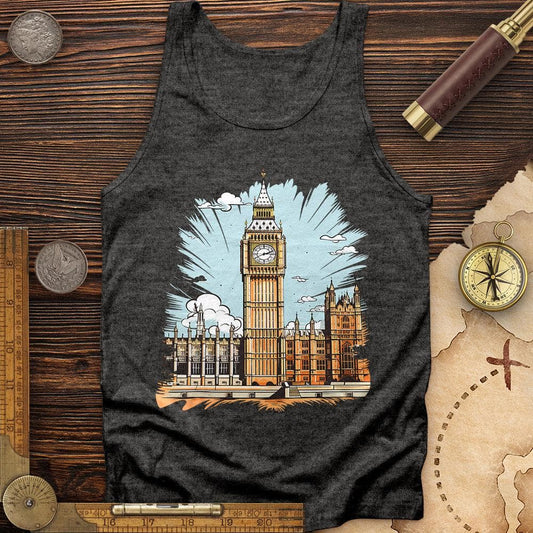Big Ben Cultural Landmark Tank Charcoal Black TriBlend / XS