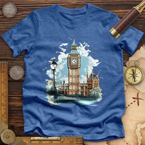 Big Ben High Quality Tee Heather True Royal / S