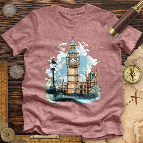 Big Ben High Quality Tee Heather Mauve / S