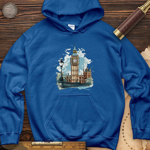 Big Ben Hoodie Royal / S