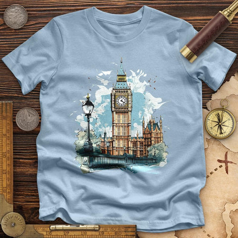 Big Ben Premium QualityTee Light Blue / S