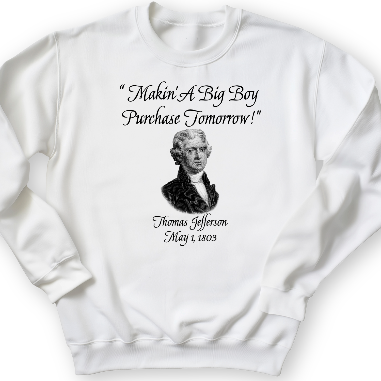 Big Boy Purchase Crewneck White / S