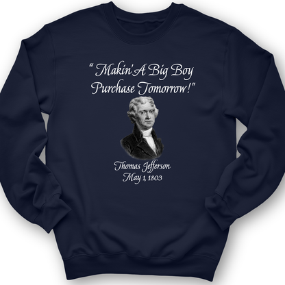 Big Boy Purchase Crewneck Navy / S