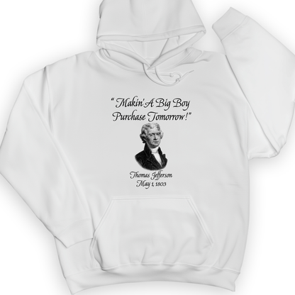 Big Boy Purchase Hoodie White / S