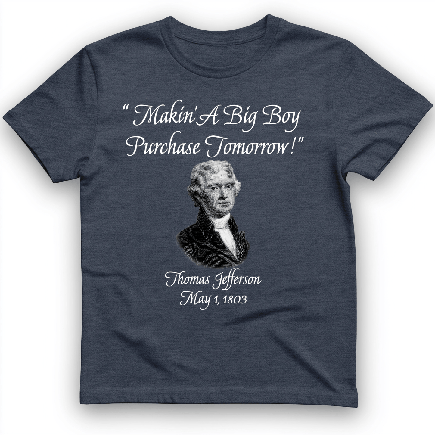 Big Boy Purchase T-Shirt Heather Navy / S