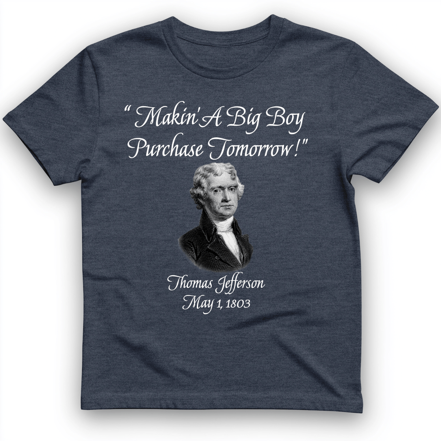 Big Boy Purchase T-Shirt Heather Navy / S