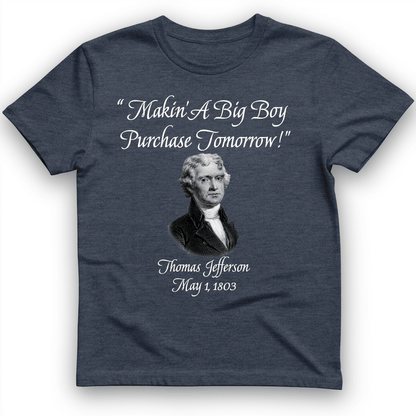 Big Boy Purchase T-Shirt Heather Navy / S