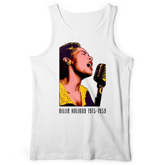 Billie Holiday Tank White / XS