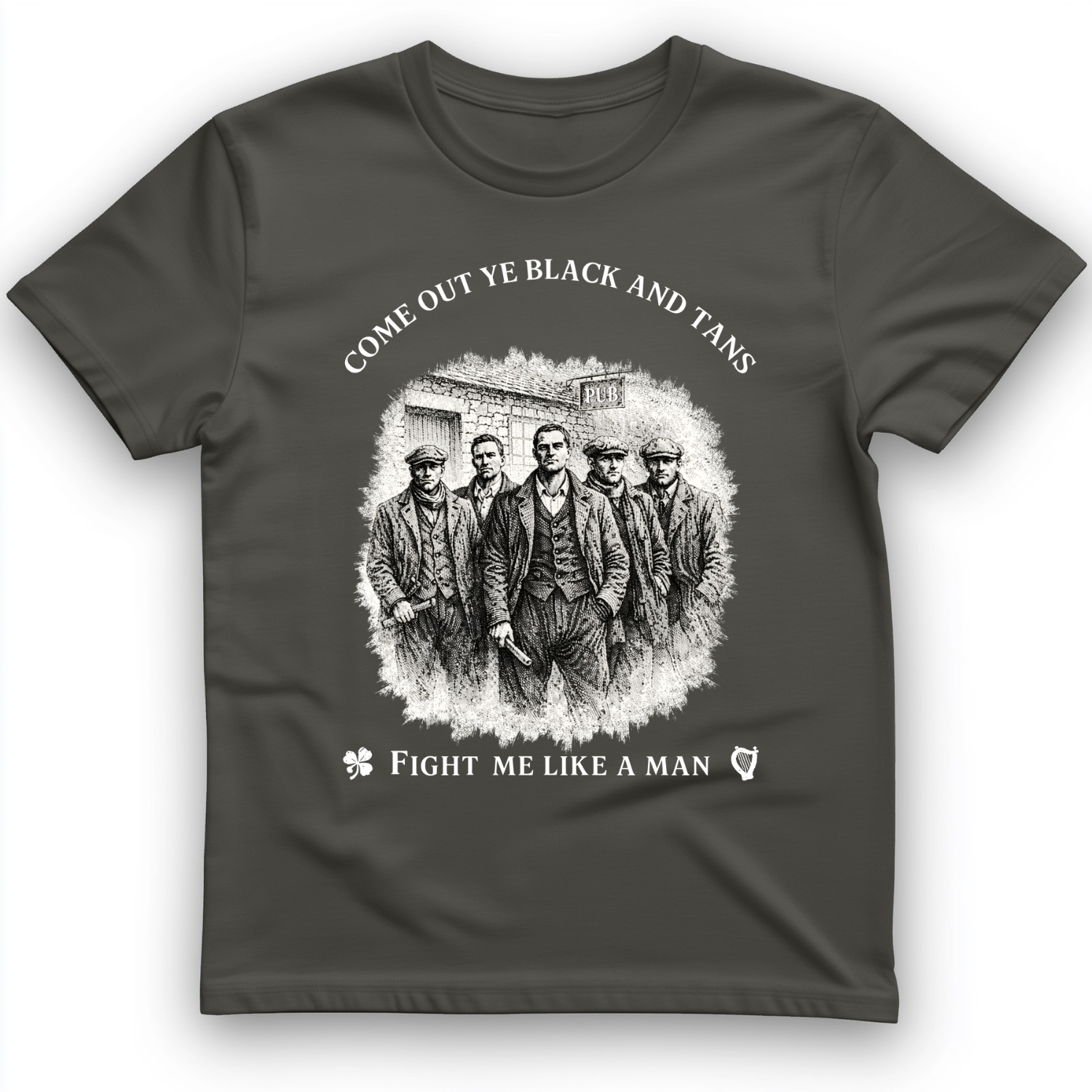 Black and Tans T-Shirt Charcoal / S